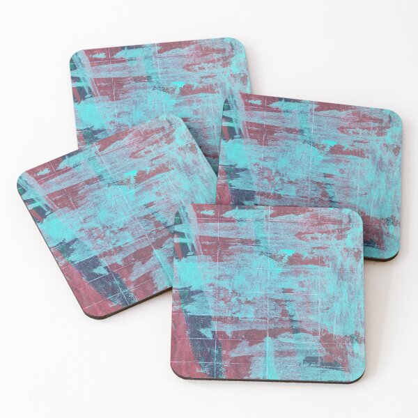 Item preview, Turquoise abstract art designed and sold by SSymo.