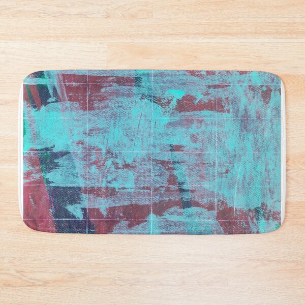 Item preview, Turquoise abstract art designed and sold by SSymo.
