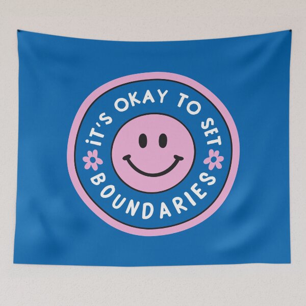Item preview, It's Okay to Set Boundaries - Motivational Sayings, Self Care designed and sold by Artestygraphic.