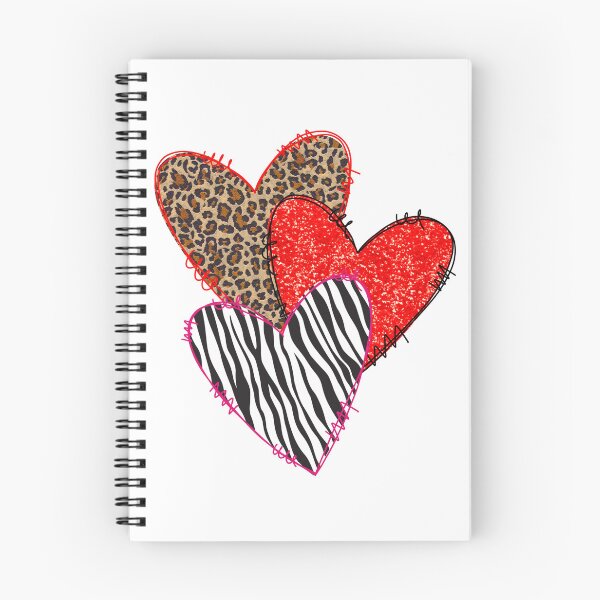 Item preview, Leopard Zebra Glitter Hearts designed and sold by RobinLynneDes.