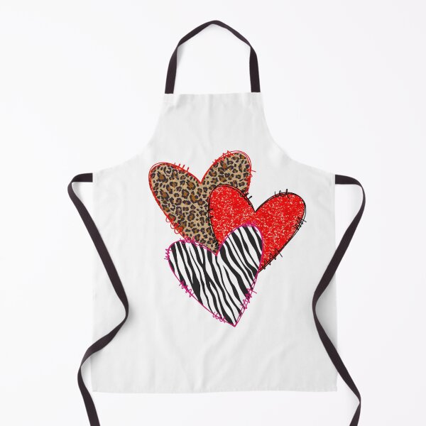 Item preview, Leopard Zebra Glitter Hearts designed and sold by RobinLynneDes.