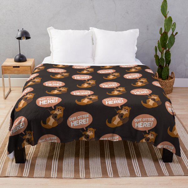 Item preview, Get Otter Here Guitar | Funny Gift Ideas | Puns Jokes designed and sold by Fluffy-Vectors.