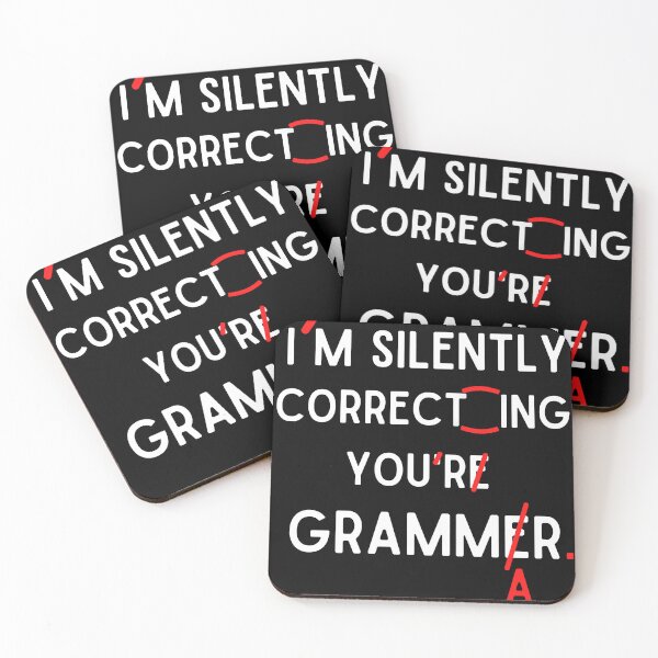 Item preview, Funny I'm silently correcting your grammar Essential School Teacher Student designed and sold by WALID65.