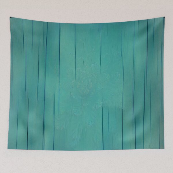 Item preview, Colorful February pattern in green wood designed and sold by Bekindtome.