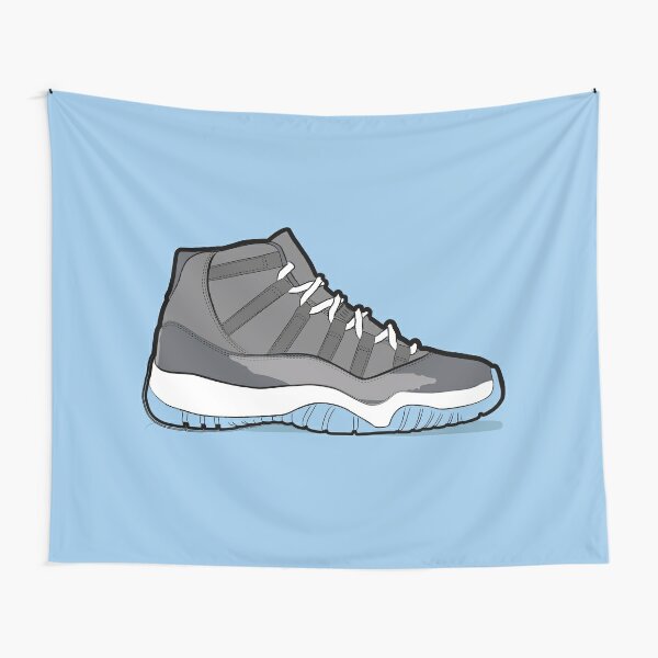 Air Jordan 11 Cool Grey Poster by Graphkicks