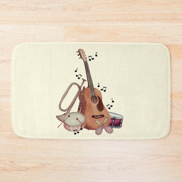 Item preview, Rythm and Blues Music - Guitar Drums Trumpet and Flute Musical Instruments  designed and sold by SeasonsChange-.