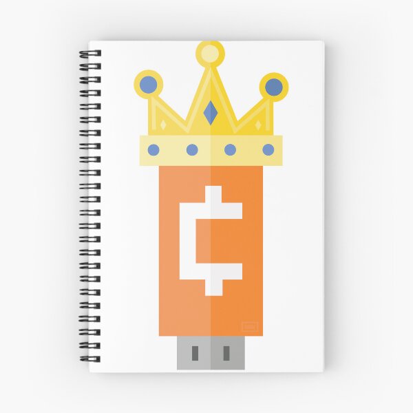 Item preview, Crypto King USB Flash Drive Cryptocurrency Wallet Wearing a Crown designed and sold by doseofwin.