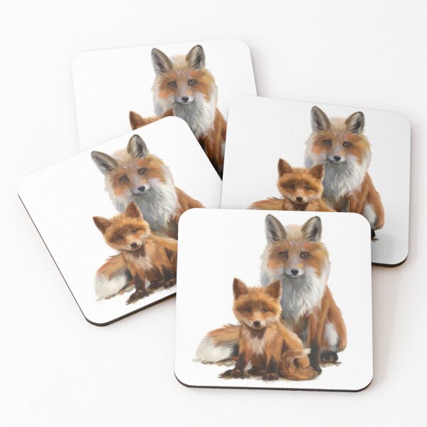 Item preview, Fox mom and cub - Dog mom designed and sold by Dbanksdesign.
