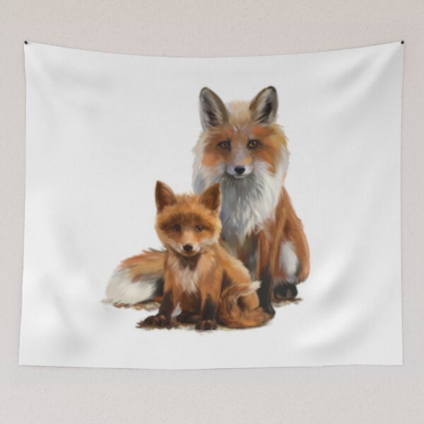 Item preview, Fox mom and cub - Dog mom designed and sold by Dbanksdesign.