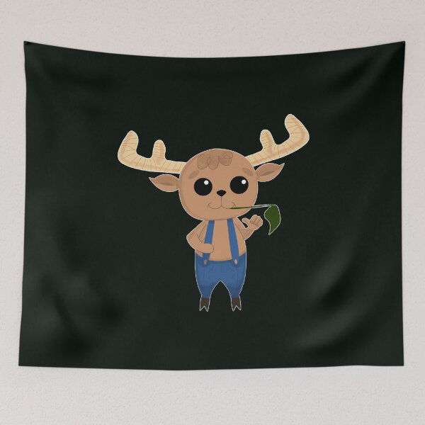 Item preview, MOOSY THE CUTE LITTLE MOOSE  designed and sold by DroidMonkey.