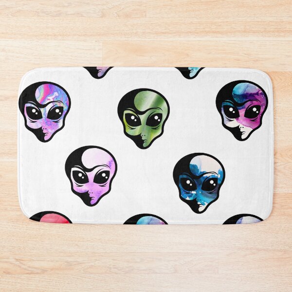 Item preview, Watercolor Alien Head Pack designed and sold by BuzzySpaceBee.