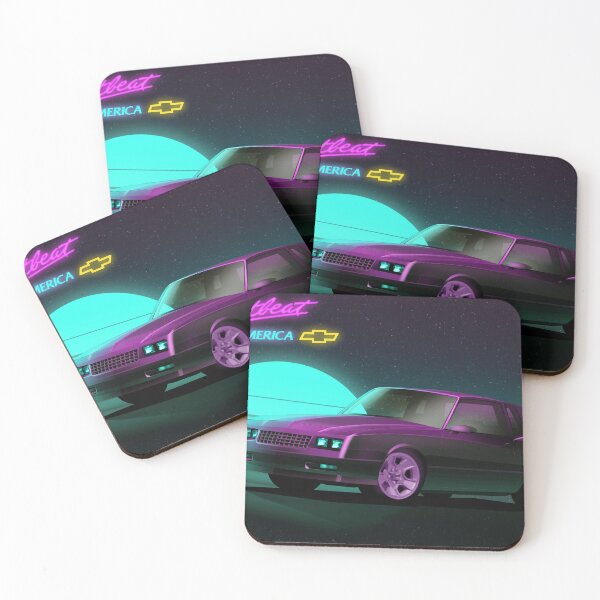 Item preview, outrun synth wave style monte carlo ss designed and sold by snoplow.
