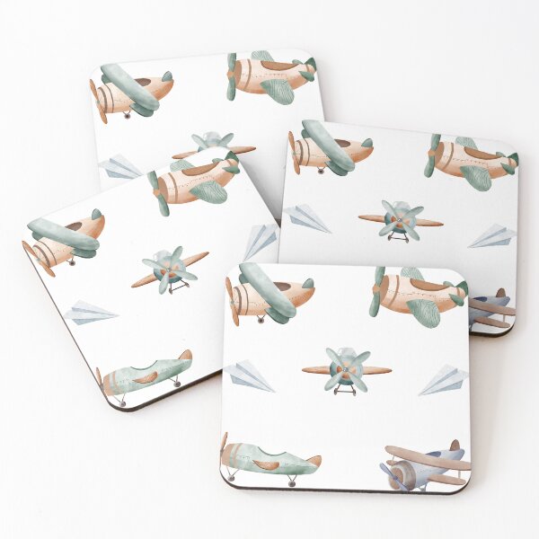 Item preview, Vintage Watercolor Airplanes designed and sold by silviaol.