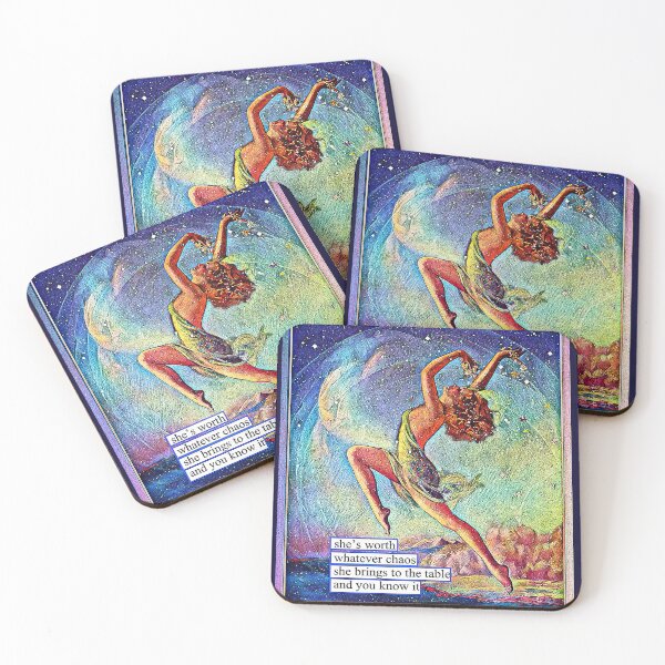 Item preview, The Chaos She Brings to the Table designed and sold by Lisa Marie Mercer.