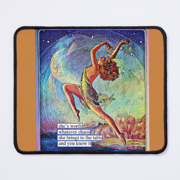 Item preview, The Chaos She Brings to the Table designed and sold by Lisa Marie Mercer.