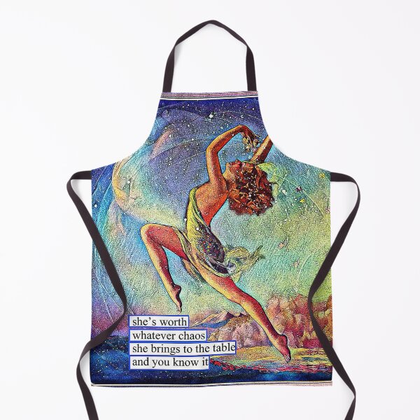 Item preview, The Chaos She Brings to the Table designed and sold by Lisa Marie Mercer.