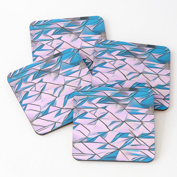 Item preview, Colorful February pattern in pink and blue designed and sold by Bekindtome.