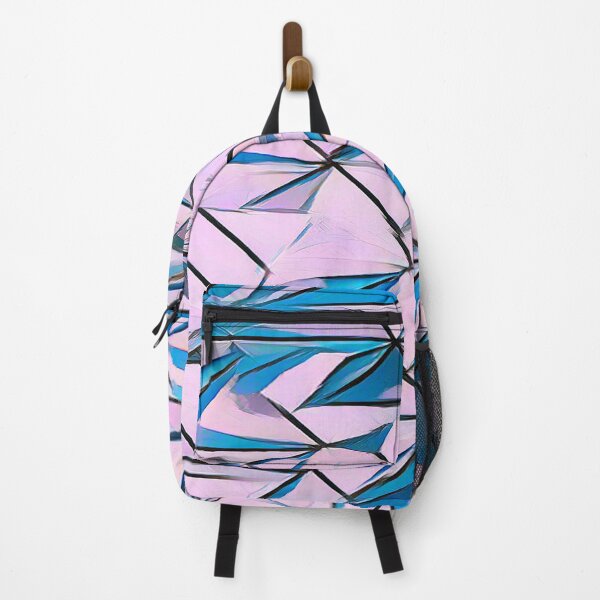 Item preview, Colorful February pattern in pink and blue designed and sold by Bekindtome.