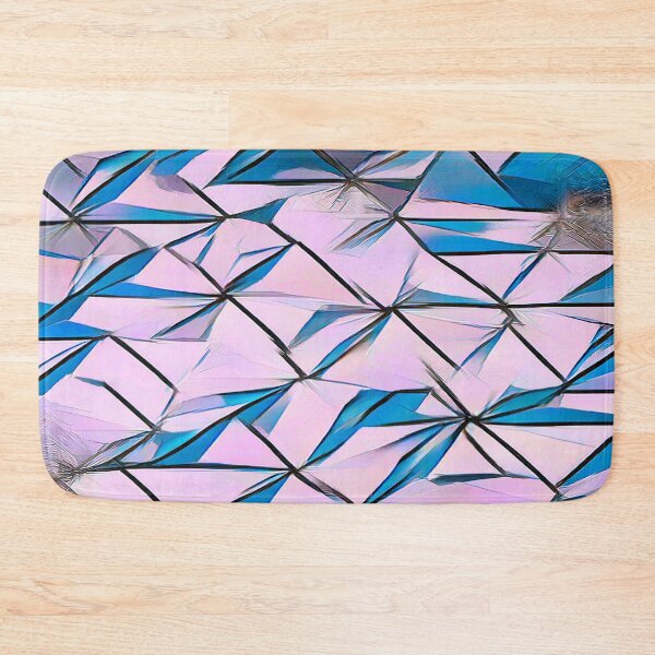 Item preview, Colorful February pattern in pink and blue designed and sold by Bekindtome.