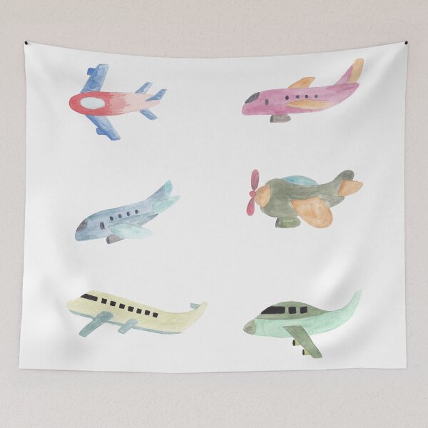 Item preview, Mixed Watercolor Airplanes designed and sold by silviaol.