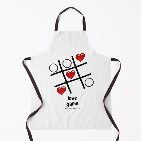 Item preview, love game tac toe hearts designed and sold by DoraHappy.