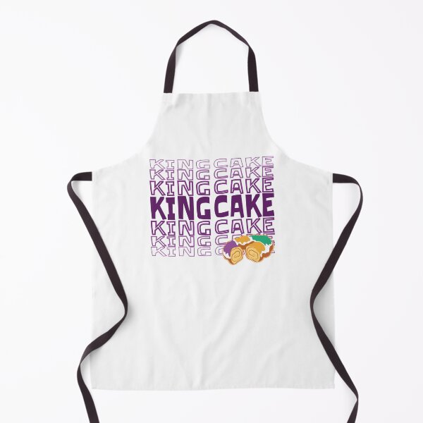 Item preview, Mardi Gras King Cake Purple Lettering designed and sold by PirateAvocado.