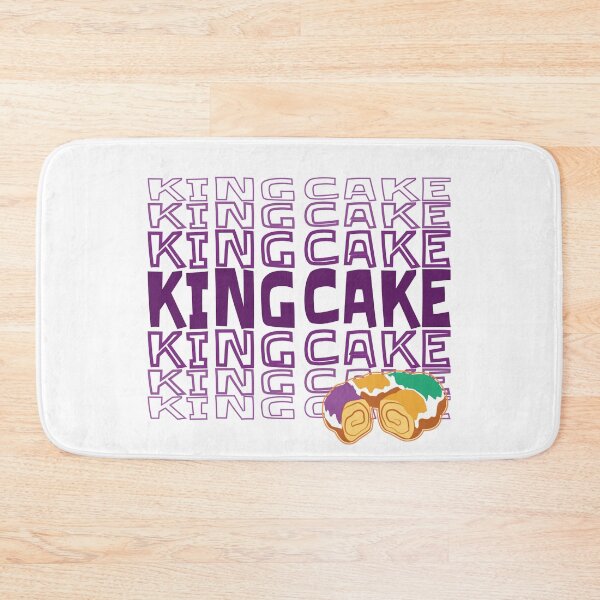 Item preview, Mardi Gras King Cake Purple Lettering designed and sold by PirateAvocado.