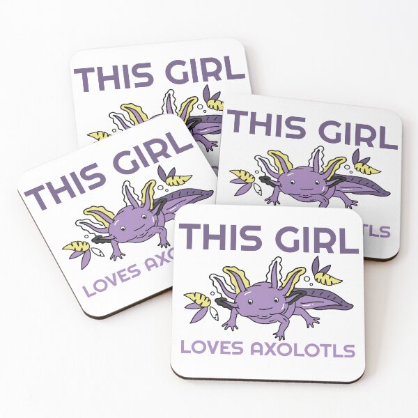 Item preview, This Girl Loves Axolotls designed and sold by Discendo.