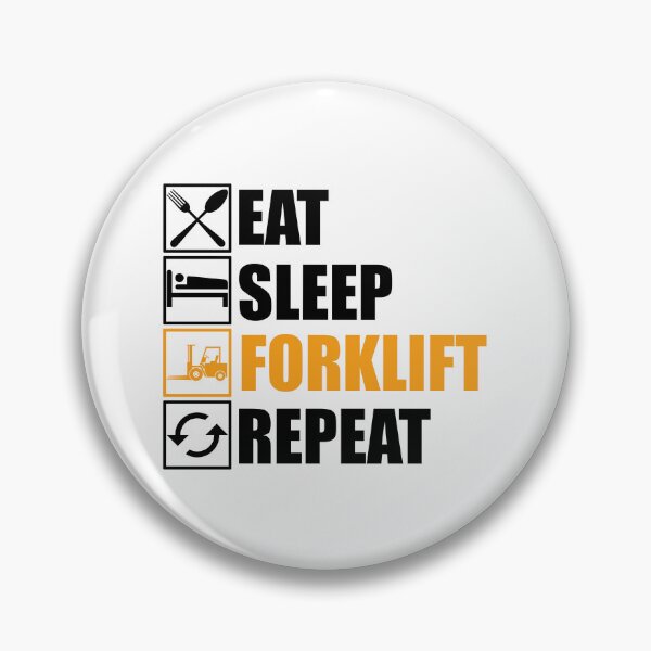Item preview,  Eat Sleep Forklift Repeat designed and sold by Adel Qasem.