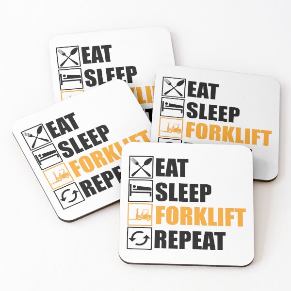 Item preview,  Eat Sleep Forklift Repeat designed and sold by Adel Qasem.