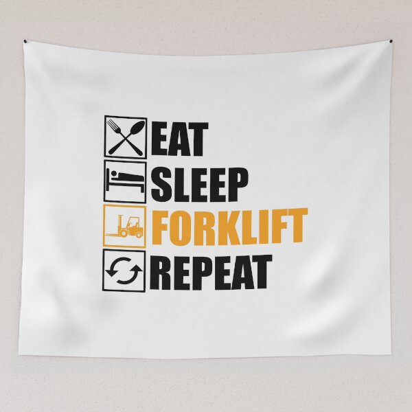 Item preview,  Eat Sleep Forklift Repeat designed and sold by Adel Qasem.