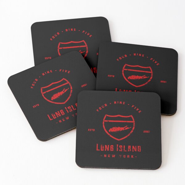 Item preview, LONG ISLAND 495 VINTAGE LETTERS (RED) designed and sold by Ty Turpin.