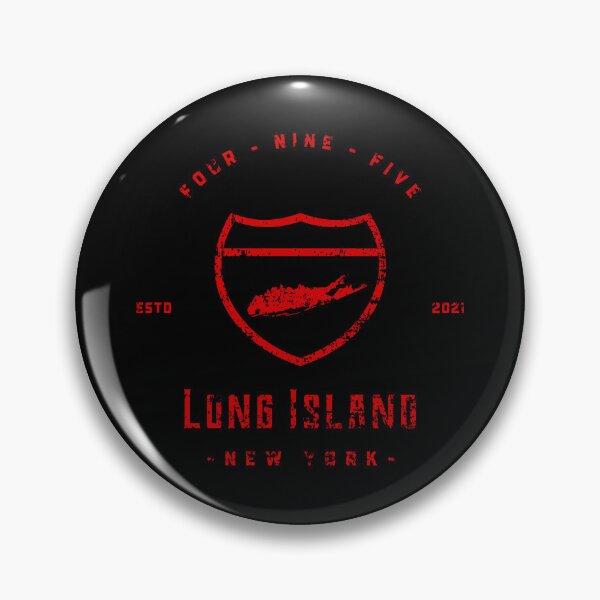 Item preview, LONG ISLAND 495 VINTAGE LETTERS (RED) designed and sold by Ty Turpin.