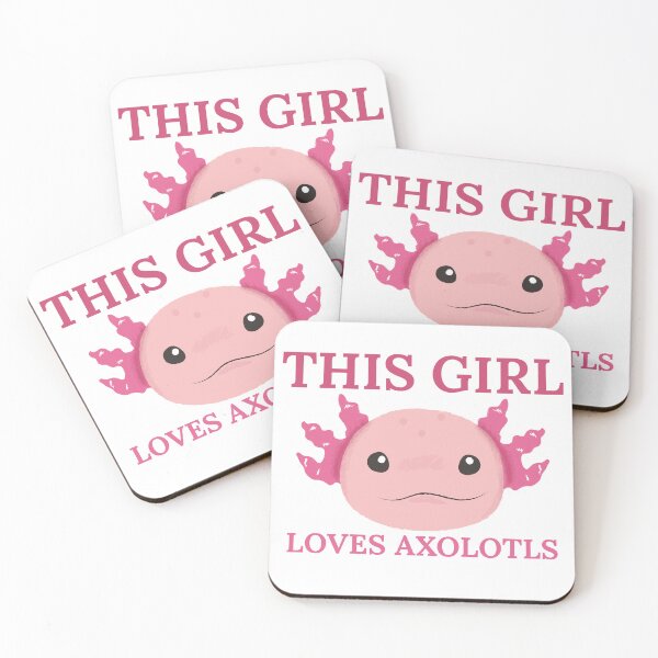 Item preview, This Girl Loves Axolotls designed and sold by Discendo.