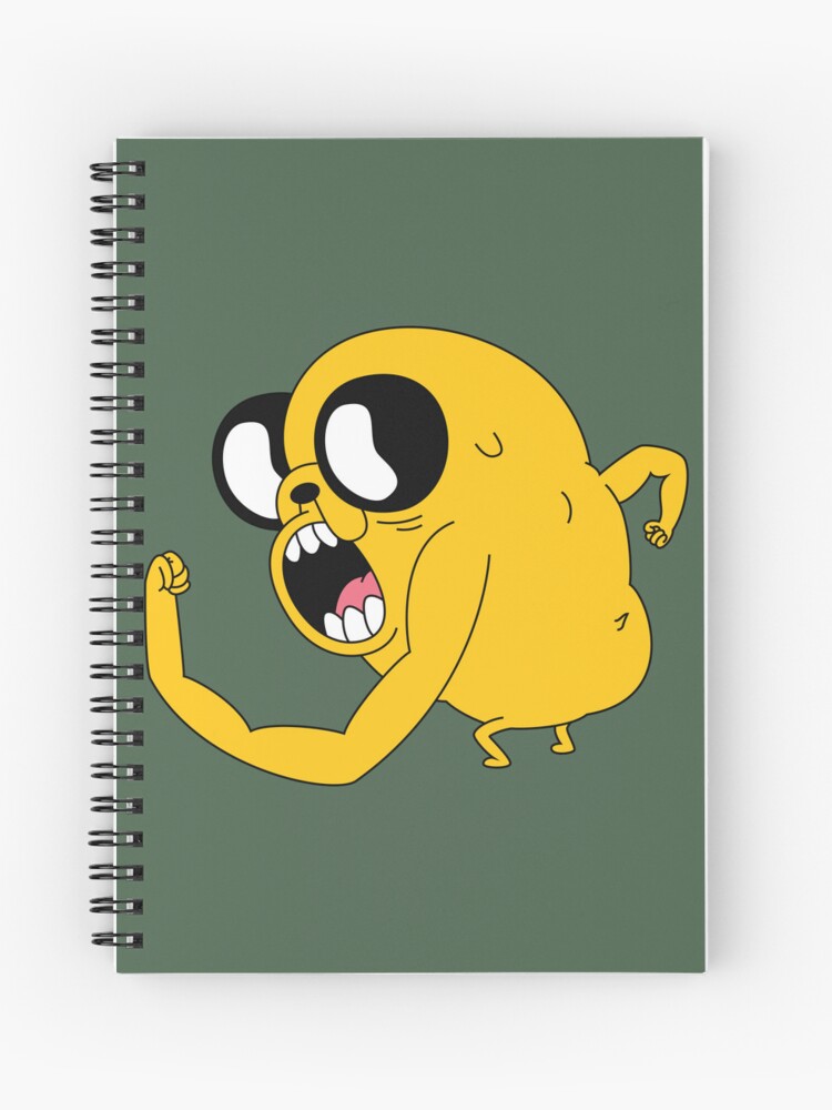 Cuaderno de espiral «jake enojado | Jake el perro» de facegm | Redbubble
