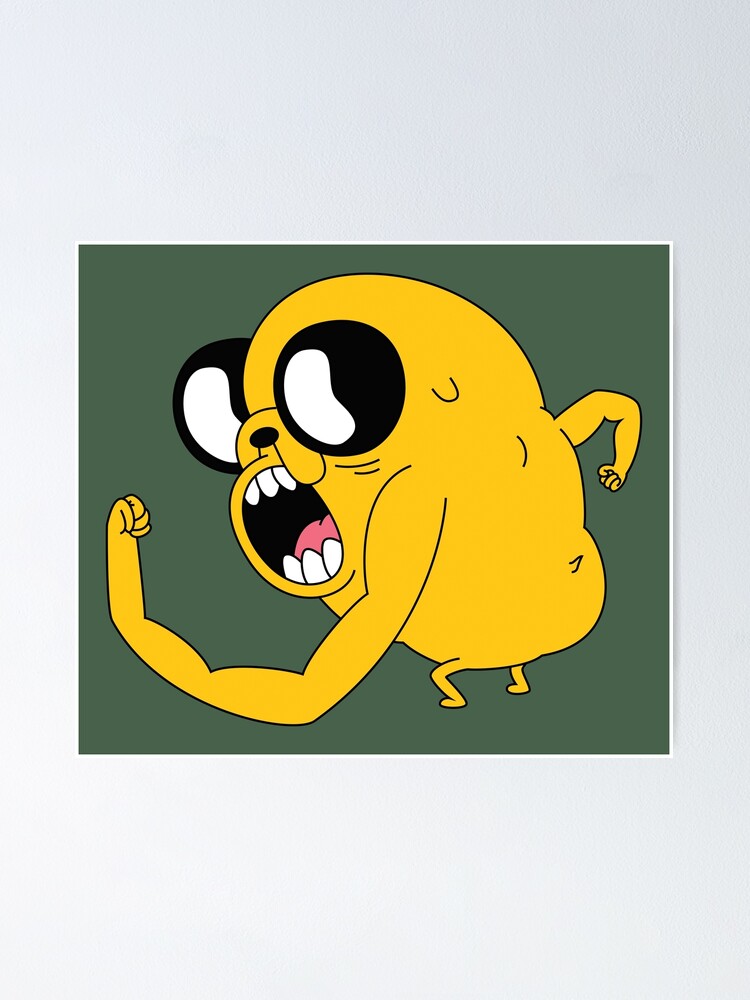 "Jake Angry | Jake the Dog" Poster for Sale by facegm | Redbubble