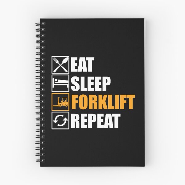 Item preview, Eat Sleep Forklift Repeat designed and sold by Adel Qasem.