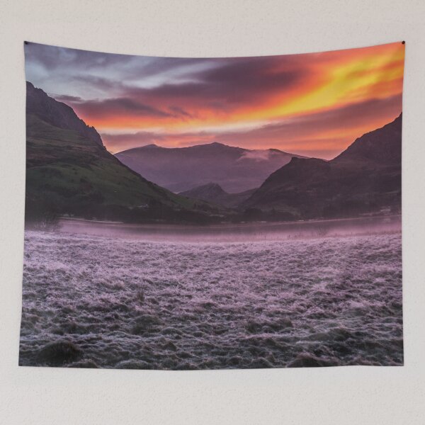 Item preview, Cold Snowdon Sunrise designed and sold by LluniauDafyddEm.