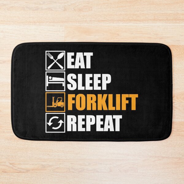 Item preview, Eat Sleep Forklift Repeat designed and sold by Adel Qasem.
