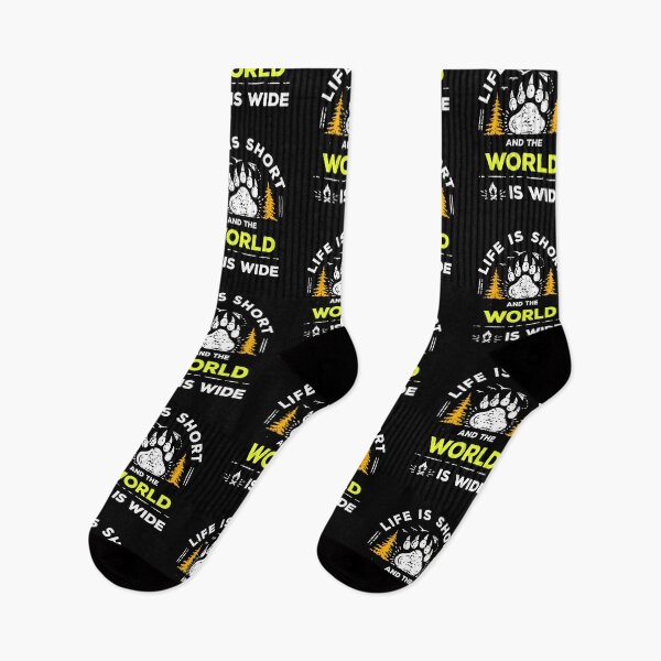 Item preview, Life is short and the world is wide. Paw. designed and sold by epicmarketing.
