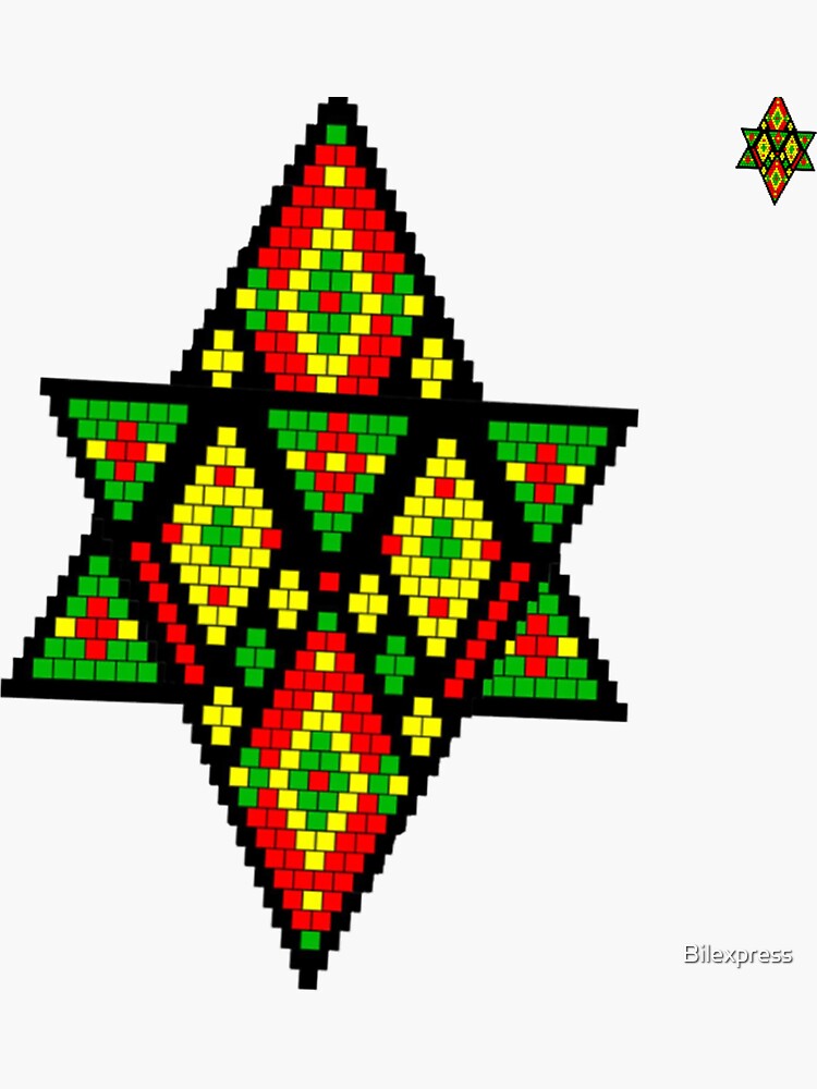 " Star of David " Sticker for Sale by Bilexpress Redbubble