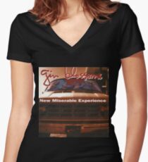 New Miserable Women's Fitted V-Neck T-Shirt