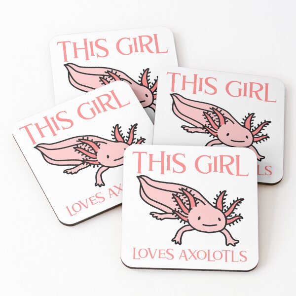 Item preview, This Girl Loves Axolotls designed and sold by Discendo.