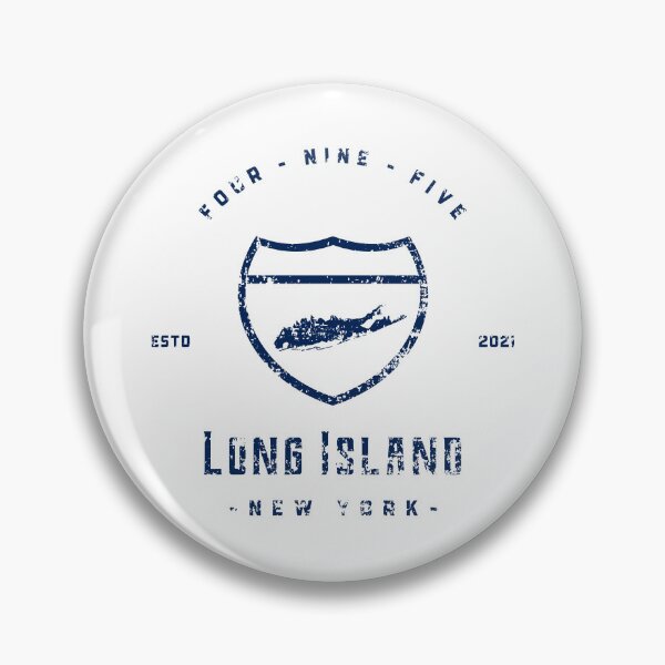Item preview, LONG ISLAND 495 VINTAGE LETTERS (NAVY) designed and sold by Ty Turpin.