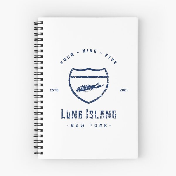Item preview, LONG ISLAND 495 VINTAGE LETTERS (NAVY) designed and sold by Ty Turpin.