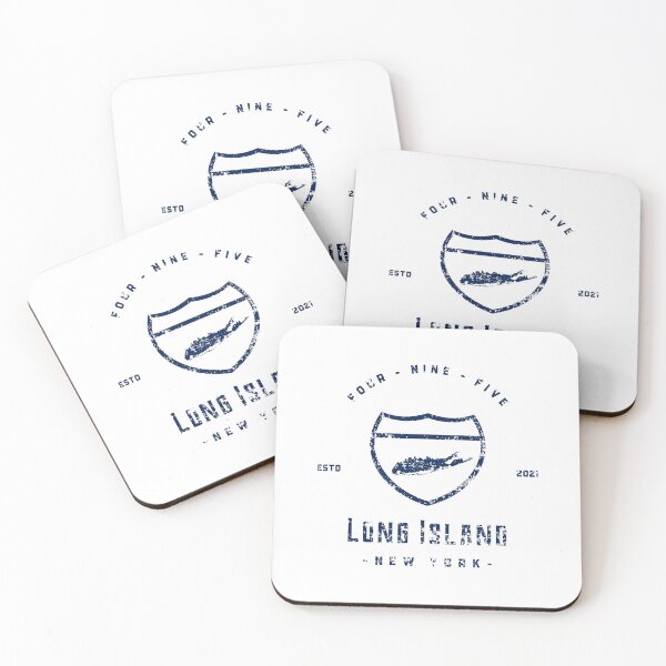 Item preview, LONG ISLAND 495 VINTAGE LETTERS (NAVY) designed and sold by Ty Turpin.