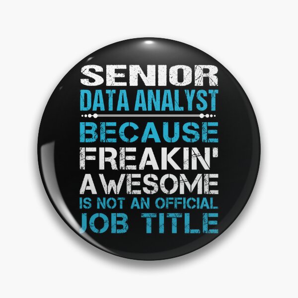 Item preview, Senior Data Analyst T Shirt - Freaking Awesome Job Gift Item Tee designed and sold by oetate4774.