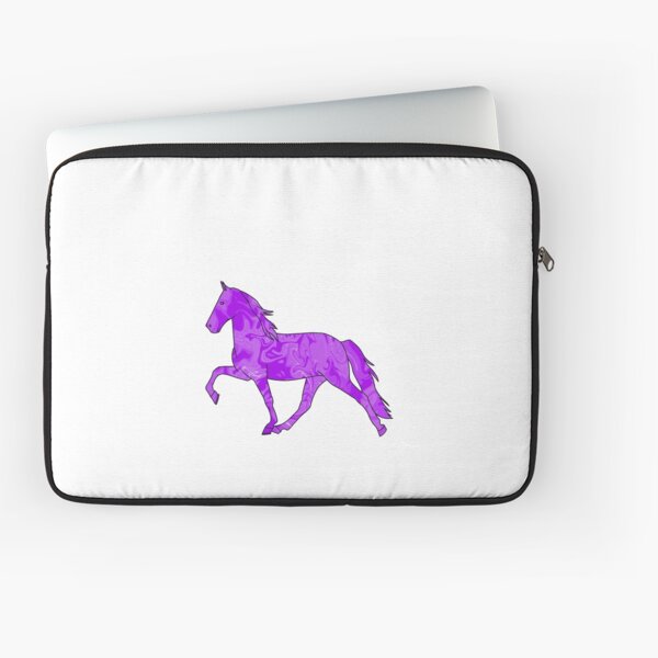 Aperçu de l'œuvre Cheval qui marche tourbillonnant Violet créée et vendue par theaadesigns.
