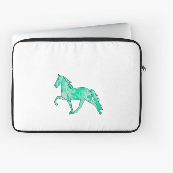 Aperçu de l'œuvre Cheval qui marche tourbillonnant Menthe créée et vendue par theaadesigns.