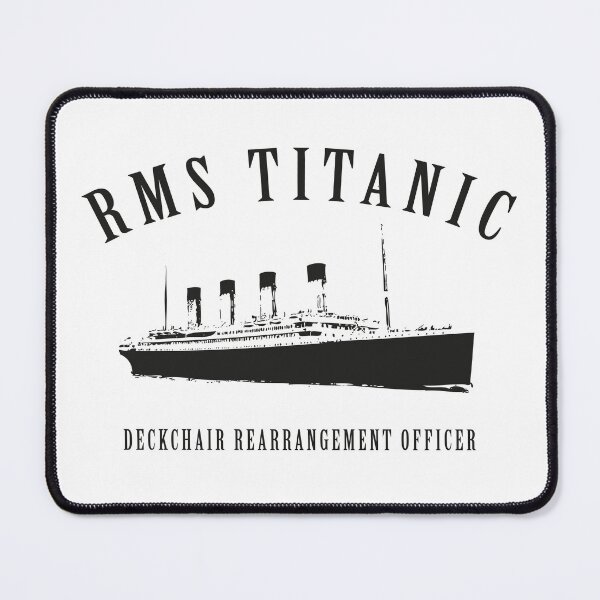 Item preview, RMS Titanic Deckchair Rearrangement Officer designed and sold by Stephen Hoper.